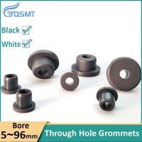 5-50mm melalui lubang silikon karet kabel grommet bulat Blanking o-ring Gasket meja komputer grommet Outlet cincin kumparan