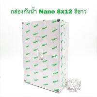 JIP กล่องทิชชู่ กล่องกันน้ำ Nano 8x12 สีขาว บ็อกกันน้ำ บ๊อกกันน้ำ บ็อกพัก บ๊อกพัก กล่องกันน้ำ Junction box ที่ใส่ทิชชู่  กล่องใส่ทิชชู่