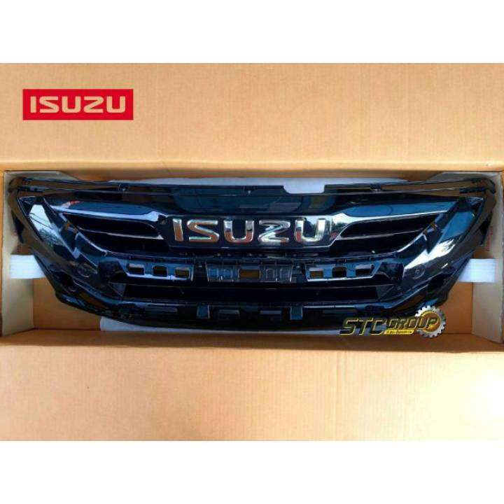 กระจังหน้า-isuzu-mu-x-ปี-2020-ตัวใน-ฝาครอบหน้ากระจัง-isuzu-แท้ศูนย์-100-สีโครมเมี่ยม-สีรมดำ