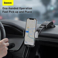 Baseus Car Phone Holder cket Clamp Universal Mobile Mount For 4.7-6.7 inch Phone Car Air Vent Dashboard Center Console Holder