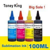 Toney King เสื้อยืดปริ้นเตอร์ปริ้นเตอร์ปริ้นเตอร์สีระเหิด L805หมึกสำหรับ Epson 100มล. L1800ตัวถ่ายโอนความร้อน1400