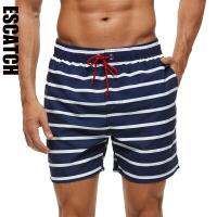 Escatch Brand New Arrivals Mens Shorts Quick Dry Breathable Mesh Liner Sport Plus Size Trunks Male Surfing Printing Swimwear