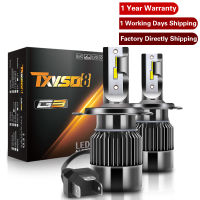 2021TXVSO8 12V H4 Led Bulbs 100W Super Bright 9003HB2 Diode Lamps 6000K White Headlights Mini HiLo Car Lights 10000LM Luces Led