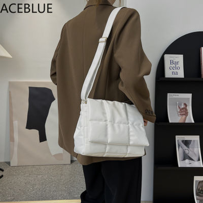 ACEBLUE Luxury Brand Large Capacity Tote Bags PU Leather Quilted Womens Designer Handbag Ladies Travel Shoulder Crossbody Bags