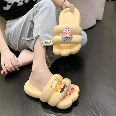 2023 New Fashion version    2023 new slippers female cute indoor home bath home anti-slip anti-odor non-stinky bottom sandals and slippers for outerwear