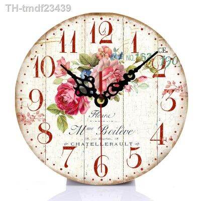 ◆ 12CM Table Reloj De Pared Silent Non-Ticking Wall Clocks Rustic Orologio Da Parete