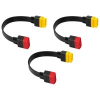 3X New OBD OBD2 Extension Cable Connector for Launch X431 V/Easydiag 3.0/Mdiag/Golo Main 16Pin Male to Female Cable 36cm