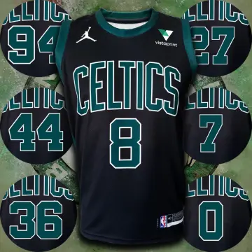 Nike Men's Boston Celtics Jaylen Brown #7 Green Dri-Fit Swingman Jersey, XL