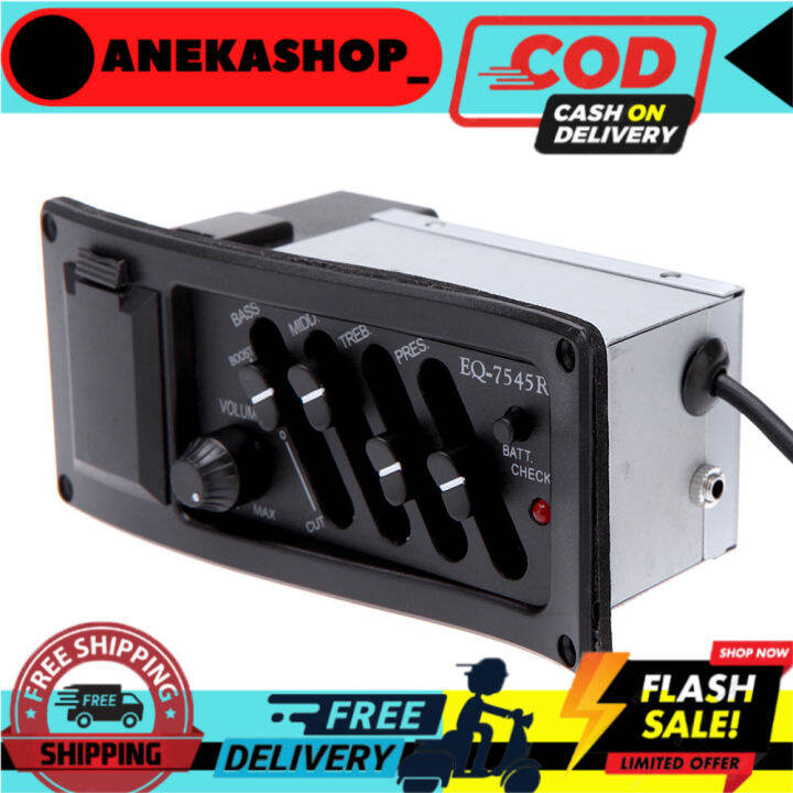 Preamp Amplifier Gitar 4 Band EQ Tuner | Lazada Indonesia