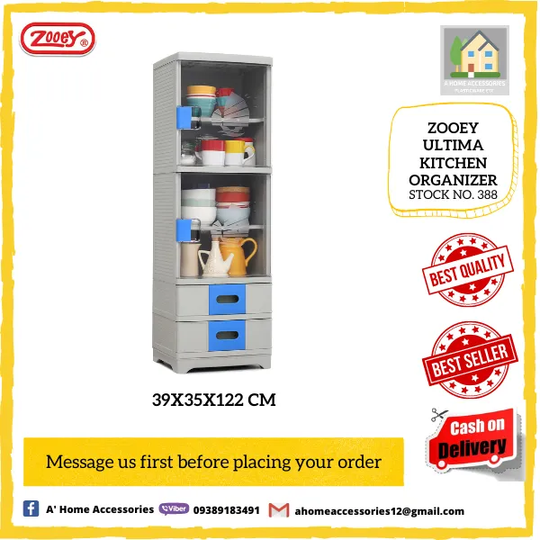 Zooey Ultima Kitchen Organizer and Drawers Lazada PH