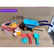Đồ chơi xúc cát đi biển kèm phụ kiện cho bé đa dạng màu sắc - Thingkids