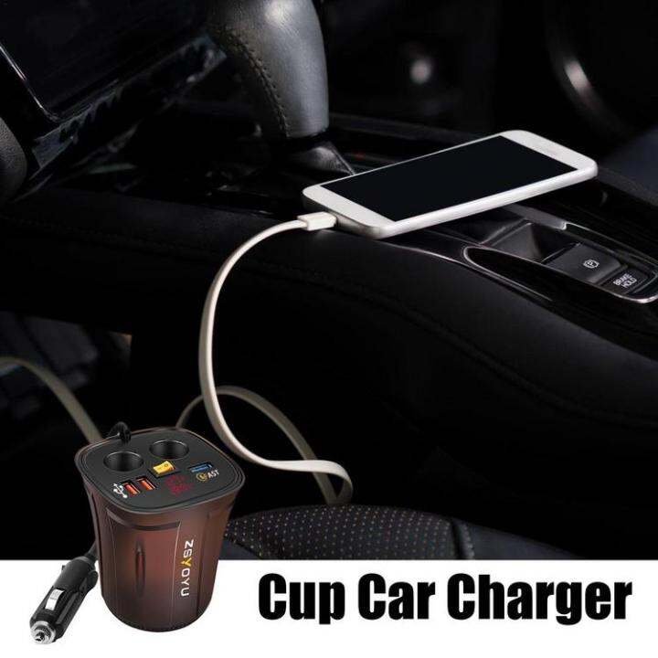 usb-car-chargers-multi-port-car-charger-adapter-with-fast-charging-convenient-usb-car-charger-adapter-digital-display-car-charger-for-all-types-of-cars-trucks-and-suvs-brilliant