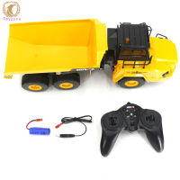 Hot Sale Huina 1553 Remote Control Dump Truck 1:16 11-channel Children Electric Engineering Vehicle Model Toys For Gifts