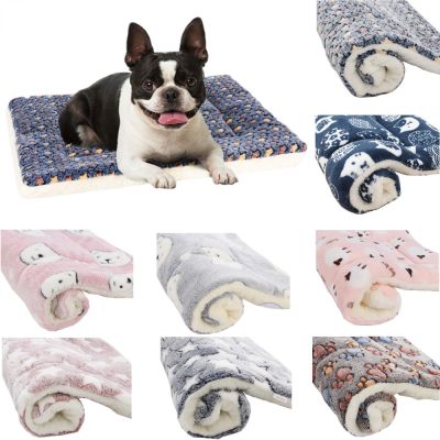 [pets baby] อบอุ่นผ้าห่มสุนัขลูกสุนัขนอนหลับ