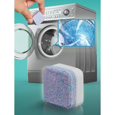 ( ขายแพ็ค 10 เม็ด ) เม็ดฟู่ทำความสะอาดเครื่องซักผ้า ก้อนฟู่ล้างเครื่องซักผ้า เม็ดฟู่ล้างถังซักผ้า Washing Machine Cleaner