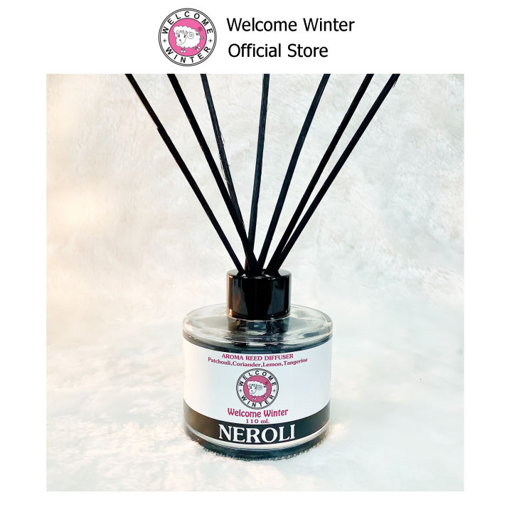 welcomewinter-ก้านไม้หอมปรับอากาศกลิ่นน้ำมันหอมระเหย-essential-oil-neroli-reed-diffuser-110-ml