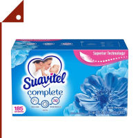 Suavitel : SVTFFW-185* แผ่นอบผ้า แผ่นหอมปรับผ้านุ่ม Complete Fabric Softener Dryer Sheets Field Flowers, 185 Sheets