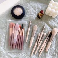 8Pcs Makeup Brush Set Candy Color Portable Travel Set Eye Shadow Powder Blush Highlighter Foundation Brush Cosmetic Tools
