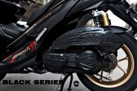 ครอบแคร้ง ครอบกระกรอง ครอบท่อ AEROX 2021-2022 Black Series ครอบทับของเดิม (ครอบแคร้งมีคำว่าNmax)