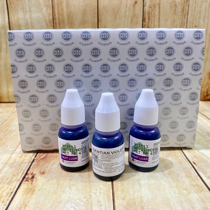 Gentian Violet Cito Botol Ml Obat Sariawan Bibir Pecah Pecah Lazada Indonesia