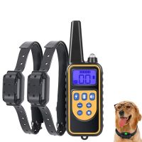 Pet Trainer Dog Training Bark Stopper Outdoor Dog Training Collar Remote Control Rechargeable Vibration Waterproof 800M Collar