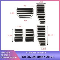 ที่ครอบเท้าเหยียบเบรคคันเร่งสำหรับ Suzuki Jimny 2019 + อุปกรณ์เสริมสแตนเลสสตีลสำหรับ Suzuki Jimny 2019-2020