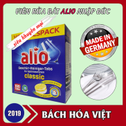 HÀNG CHÍNH HÃNG NHẬP ĐỨC Viên Rửa bát Alio Classic hộp 100 viên nhập khẩu