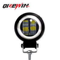 Waterproof 3 Inch 30W Round Angel Eyes LED Light Spotlights 12V-30V Motorcycle Offroad Truck Driving Car Boat Led Work Light