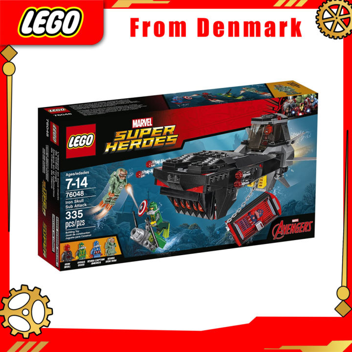 From Denmark】Lego Marvel Super Heroes Steel Skull Attack Submarine 76048  (335 Pieces) Guaranteed Genuine From Denmark | Lazada.Vn
