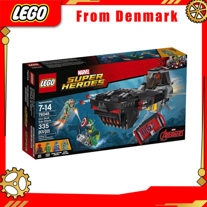 From Denmark】LEGO Marvel Super Heroes Steel Skull Attack Submarine 76048 (335 pieces) guaranteed genuine From Denmark | Lazada.vn From Denmark】Lego Marvel Super Heroes Steel Skull Attack Submarine 76048 (335 Pieces) Guaranteed Genuine From Denmark | Lazada.Vn