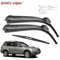 Wiper Front &amp; Rear Wiper Blades Set Kit For Subaru Forester SH 2007 - 2012 Windscreen Windshield Window 24"+18"+14"