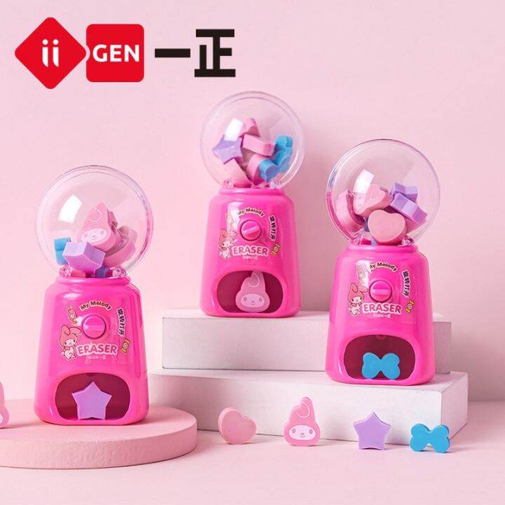 iigen-เครื่องเขียนเหมาะสำหรับเฮลโลคิตตี้บิดยางลบไข่มินิยางลบแสนสนุกความคิดสร้างสรรค์ยางลบรางวัลนักเรียนตลกและใช้งานง่าย-ruer