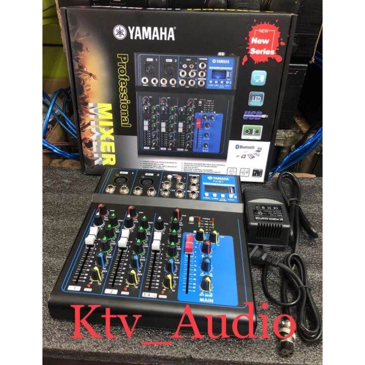 【COD】 Yamaha F4BT 4 Channel Professional Mixer MP3 Player With USB Port ...