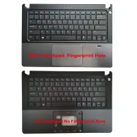 New Laptop US Keyboard With Palmrest Upper Cover For Vostro V5460 5460 5470 V5480 With Touchpad Fingerprint Hole