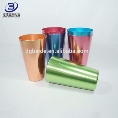 ۩  Manufacturers European and popular aluminum cup colorful multi-specification water electric throw oxidation wholesale support customization