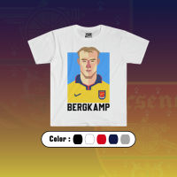 PSM เสื้อยืดลายนักฟุตบอล D.Bergkamp