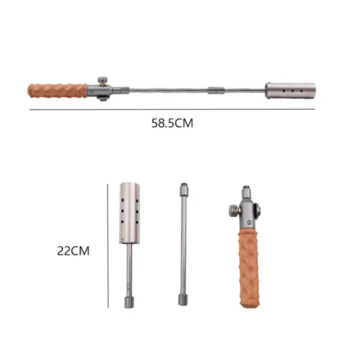 กำจัดวัชพืชไฟเครื่องหญ้าเตา-blowtorch-อเนกประสงค์ก๊าซไฟฉายค่ายพ่นไฟ