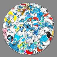 [LWF HOT]☑ฮูดดี้☋50ชิ้นดิสนีย์ Smurfs อะนิเมะสติกเกอร์การ์ตูนสำหรับโทรศัพท์จักรยานรถจักรยานยนต์กันน้ำสติ๊กเกอร์ตกแต่งคลาสสิกเด็กของเล่นของขวัญ