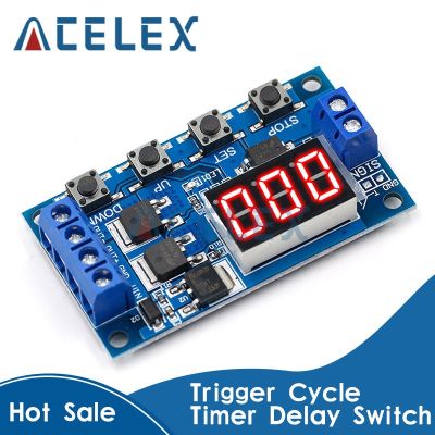 【CW】 DC5-36V Digital Delay Relay Cycle Timer Circuit Board Timing Module