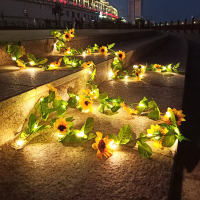 20100 LED ไม้เลื้อยดอกไม้ไฟคริสต์มาสถ่านไฟฉายพวงมาลัยนางฟ้าไฟงานแต่งงานตกแต่งโคมไฟไฟสตริง