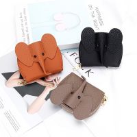 Tempat Kartu Wanita Dompet Pendek Wanita Bentuk Gajah Lucu Bagger Royal Fashion Kulit Sapi Asli 6288 Dompet Ritsleting