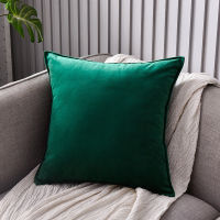 Luxury Velvet Cushion Cover Pillowcase Solid Color Pillow Case Cojines Decor Sofa Throw Pillows Room Pillow Cover Decorative