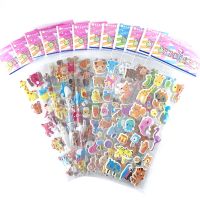 hotx【DT】 12 Sheets/Set Sticker for Kids Boys Scrapbooking Puffy Stickers Childrens