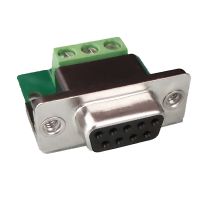 【hot】✒✙  D-SUB 9 Pin Solderless Connectors RS232 Serial To Terminal