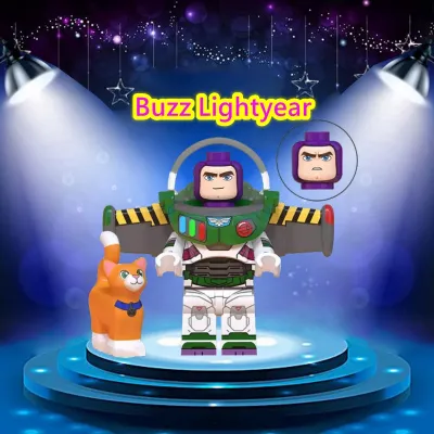 Buzz Lightyear ของขวัญวันเกิดการศึกษาของเล่นสำหรับเด็ก DIY อาคารบล็อก Minifigures อิฐภาพยนตร์