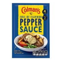 สินค้านำเข้า ♦ (x 2) Colmans Pepper Sauce Mix 40g โคลแมนส์ ซอสพริกไทยผง