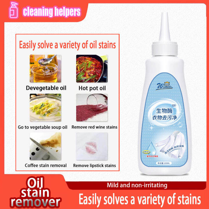 Cleaning solution for oil and grease removal Cleaning solution Stain