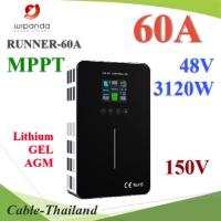 โซลาร์ชาร์จ MPPT RUNNER model 60A I-PANDA คอนโทรลเลอร์ 48V 3200W รุ่น RUNNER-60A-48V