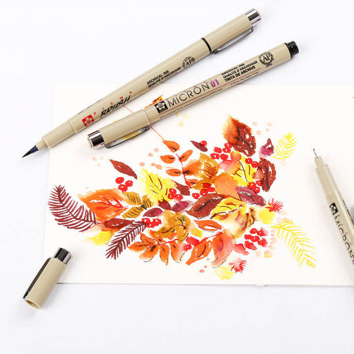 AICRANE Pigment Liner Pigma Pen Fine Line Sketching Markers Different