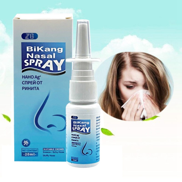 Bikang Nasal Spray Rhinitis Spray for Stuffy nose Sinusitis Runny nose